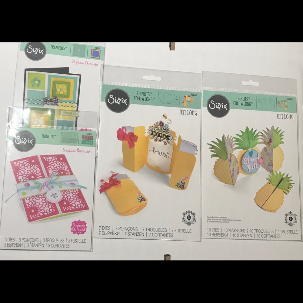 Sizzix Framelits Dies - 4 packs